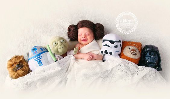 Ensaio Newborn Com Tema Star Wars